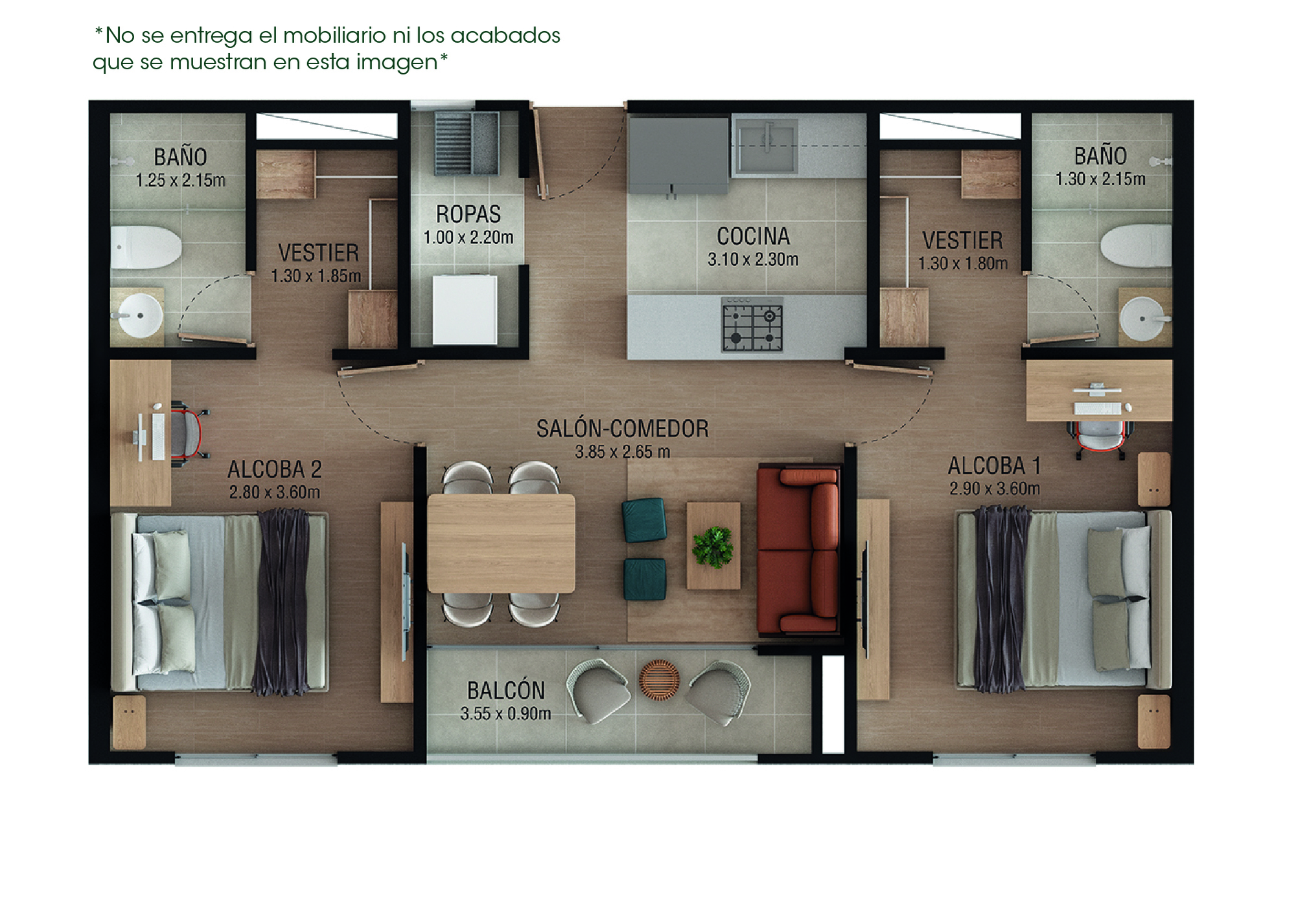  Apartamentos Conaltura Catalana Tipo D